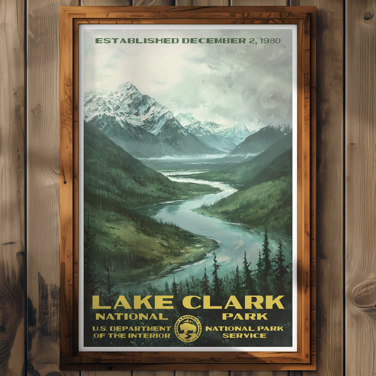 Lake Clark National Park Poster