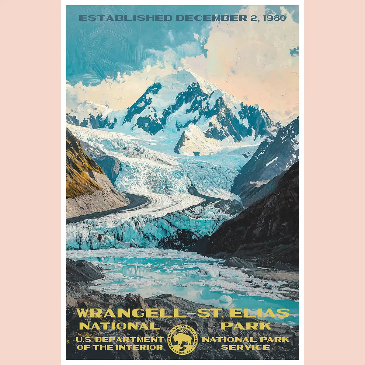 Wrangell St Elias National Park Poster