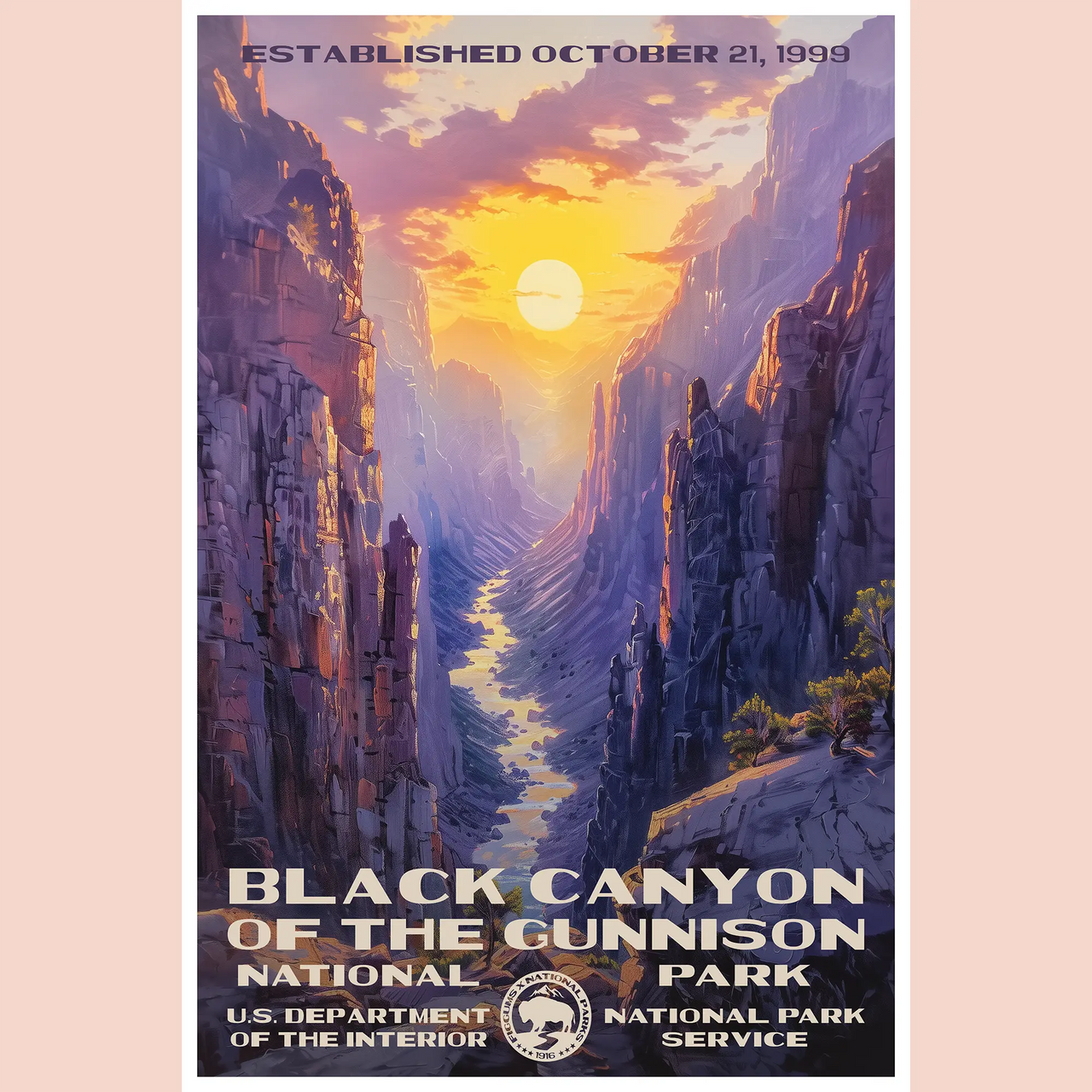 Black Canyon of the Gunnison National Park Print