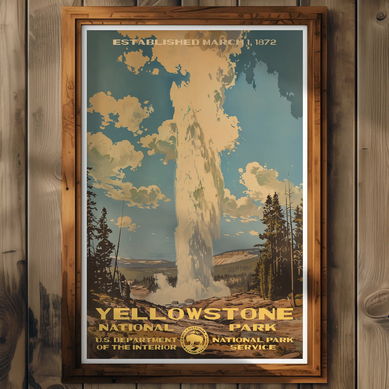 Yellowstone National Park Print