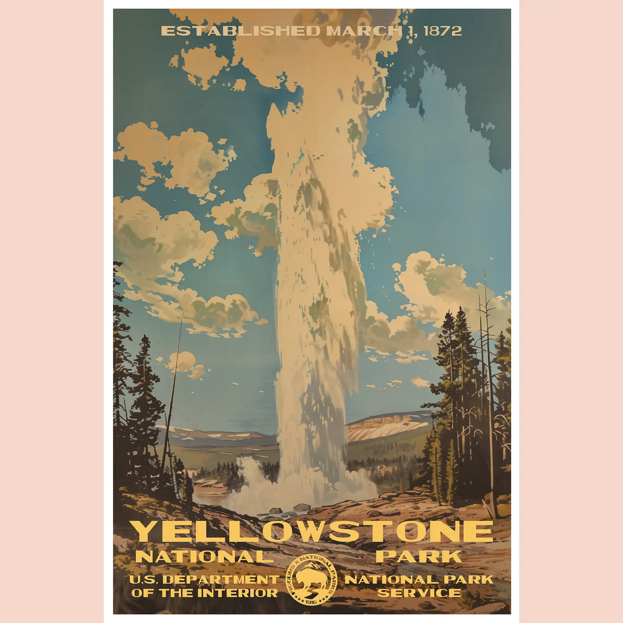 Yellowstone National Park Print