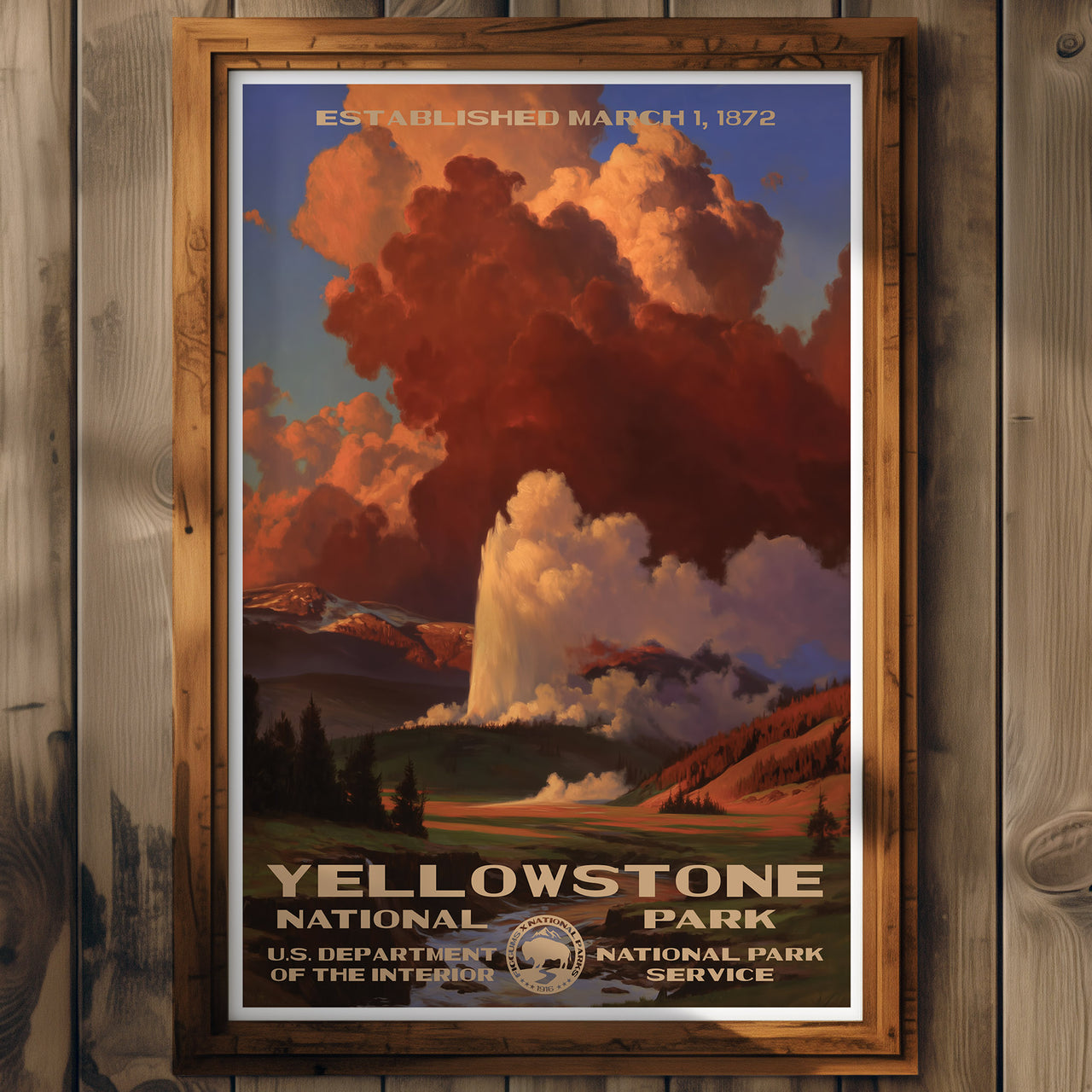 Yellowstone National Park Print