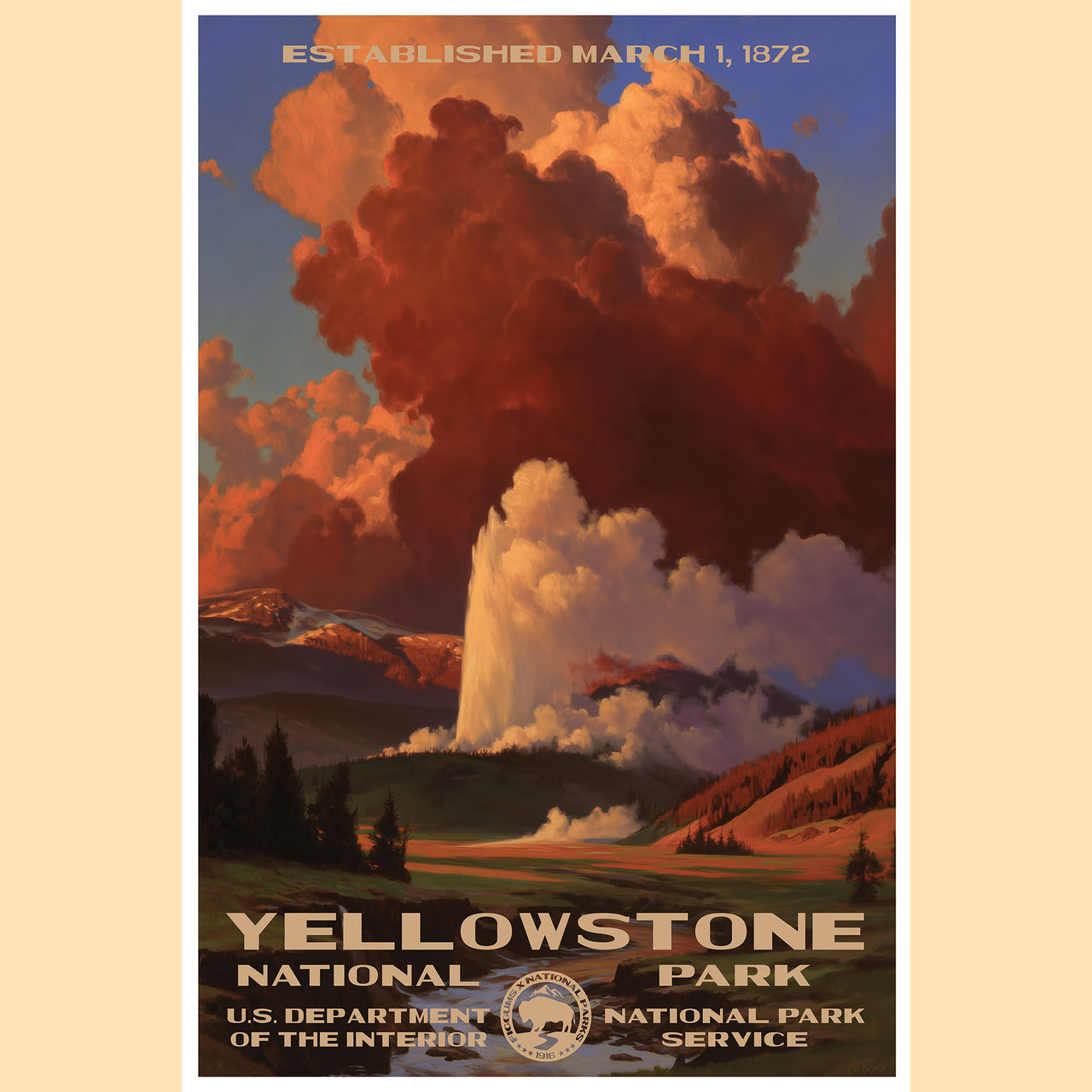 Yellowstone National Park Print