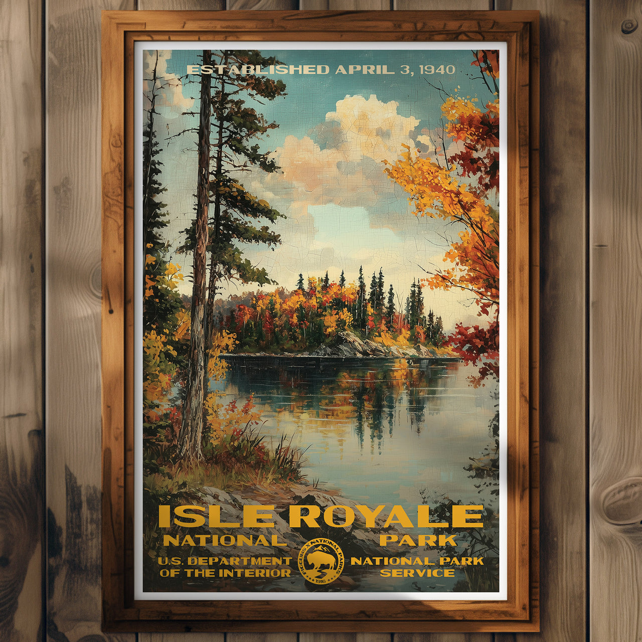 Isle Royale National Park Print