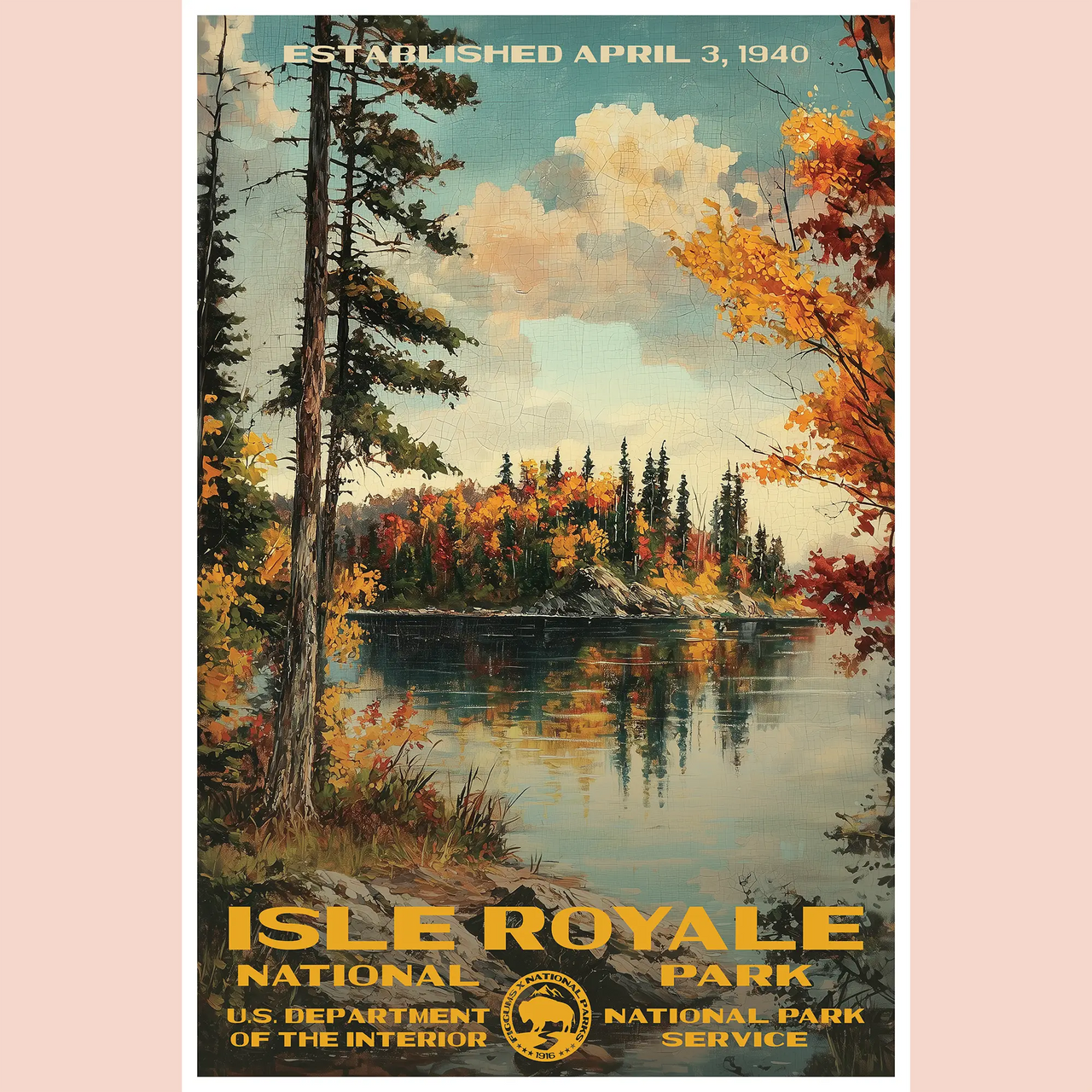 Isle Royale National Park Print