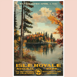 Isle Royale National Park Print